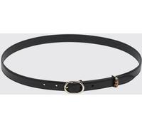 GUCCI Leather Belt with Oval Buckle - Size: 95 - female