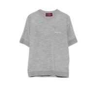 Gucci logo-embroidered short-sleeve T-shirt - Grey M-L