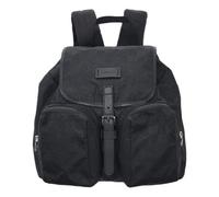 Gucci Logo Leather Logo Nylon Schoolbag Backpack / Black 510343-X28AN-1000 F