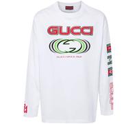 Gucci logo-print cotton T-shirt - White S