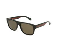 Gucci Man GG0341S 002 Sunglasses Acetate Black Grey Squared Polarized
