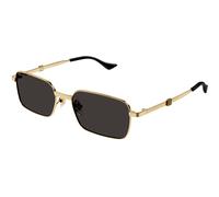 Gucci Man GG1495S 001 Sunglasses Metal Gold Grey Squared