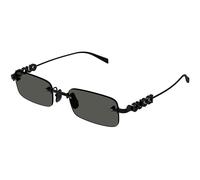 Gucci Man GG1808S 001 Sunglasses Metal Black Grey Squared