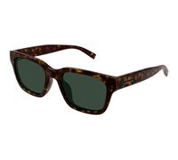 Gucci Man GG1857S 002 Sunglasses Injected Havana Green Squared
