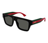 Gucci Man GG1868S 001 Sunglasses Acetate Black Grey Squared