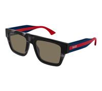 Gucci Man GG1868S 004 Sunglasses Acetate Havana Brown Squared