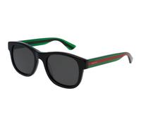 Gucci Man Gucci GG0003SN 006 Sunglasses Acetate Black Grey Squared Polarized
