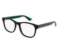 Gucci Man Gucci GG0004ON 002 Optical frames Acetate Black/Green Squared