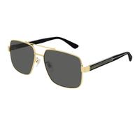 Gucci Man Gucci GG0529S 001 Sunglasses Metal Gold Grey Pilot Normal