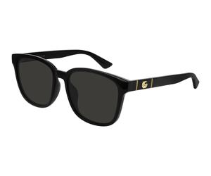 Gucci Man Gucci GG0637SK 001 Sunglasses Injected Black Grey Squared Normal