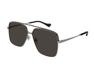 Gucci Man Gucci GG1099SA 001 Sunglasses Metal Ruthenium Grey Pilot