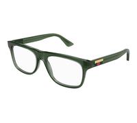 Gucci Man Gucci GG1117O 005 Optical frames Injected Green Transparent Squared