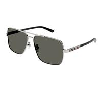 Gucci Man Sunglass GG1289S - Frame color: Silver, Lens color: Grey