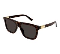 Gucci , Brown Havana Sunglasses Gg1502S 002 ,Brown male, Sizes: 54 MM
