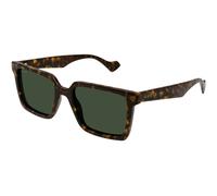 Gucci Man Gucci GG1540S 002 Sunglasses Injected Havana Green Squared