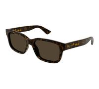 Gucci Man Gucci GG1583S 002 Sunglasses Injected Havana Brown Squared