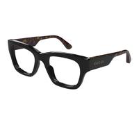 Gucci Man Gucci GG1669O 005 Optical frames Acetate Black Transparent Squared