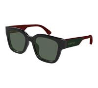 Gucci Man Gucci GG1670SK 005 Sunglasses Acetate Black Green Squared