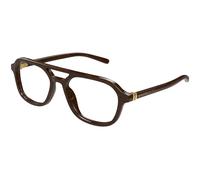 Gucci Man Gucci GG1673O 003 Optical frames Acetate Brown Transparent Pilot