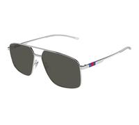 Gucci Man GG1676S 001 Sunglasses Metal Silver Grey Pilot