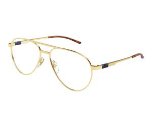 Gucci Man Gucci GG1679O 002 Optical frames Metal Gold Transparent Pilot