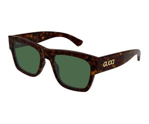 Gucci Man Gucci GG1793S 002 Sunglasses Acetate Havana Green Squared