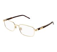 Gucci Man Gucci GG1801O 002 Optical frames Metal Gold Transparent Squared