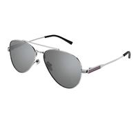 Gucci Man Gucci GG1874S 002 Sunglasses Metal Ruthenium Silver Pilot