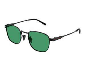 Gucci Man Gucci GG1876S 004 Sunglasses Metal Black Green Round