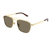 Gucci Man Gucci GG1881S 002 Sunglasses Metal Gold Brown Squared
