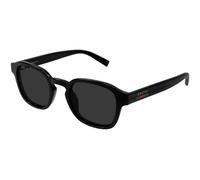 Gucci Man Gucci GG2106S 001 Sunglasses Injected Black Grey Round