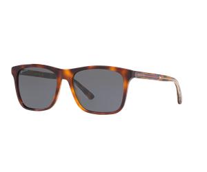 Gucci Man Sunglass GG0381SN - Frame color: Brown, Lens color: Brown