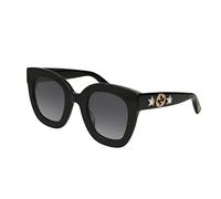 Gucci Men’s GG0208S-001 Sunglasses, Black, 49