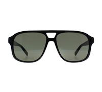 Gucci Men's Aviator Shiny Black Grey GG1856S Gucci Black One Size