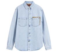 Gucci Men's Certified Cotton Blue Denim Overshirt