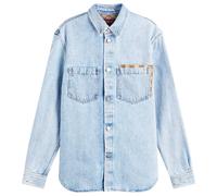 Gucci Men's Certified Cotton Blue Denim Overshirt