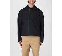 Gucci Men's Cotton Jacket with Green Stripe - Navy - 50 IT