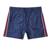 Gucci Men's GG Jaquard Swim Shorts Navy