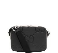 Gucci Men's GG Jumbo Leather Int 802 Mini Bag Black