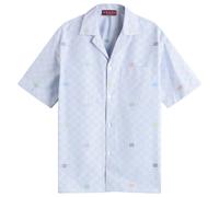 Gucci Men's Multicoloured GG Stripe Shirt Blue