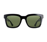 Gucci Men's Rectangle Black & Green With Red Stripe Green GG0001SN Gucci Black One Size