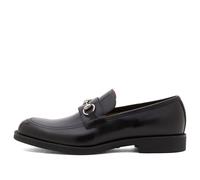 Gucci Men's Rubber Sole Tempe Horsebit Leather Loafer Black