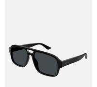 Gucci Minimal Logo Acetate Aviator Sunglasses