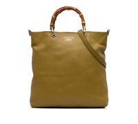Gucci Preloved Bamboo Handle Tote Bag - Yellow Satchel Yellow One Size