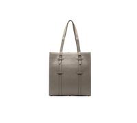 Gucci Preloved Gg Embossed Leather Vertical Tote In Grey Grey One Size