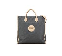 Gucci Preloved Gg Nylon Off The Grid Satchel In Grey Grey