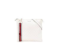Gucci Preloved Gg Supreme Web Crossbody In White White