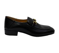 Gucci Preloved Horsebit Slip On Loafers In Black Leather Black