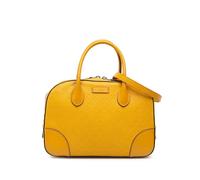 Gucci Preloved Leather Satchel - Yellow Yellow One Size