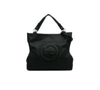 Gucci Preloved Medium Blondie Satchel In Black Black One Size